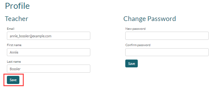 Changing your email address and password in the Imagine Math suite ...