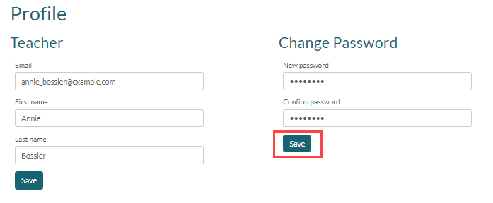 Changing your email address and password in the Imagine Math suite ...