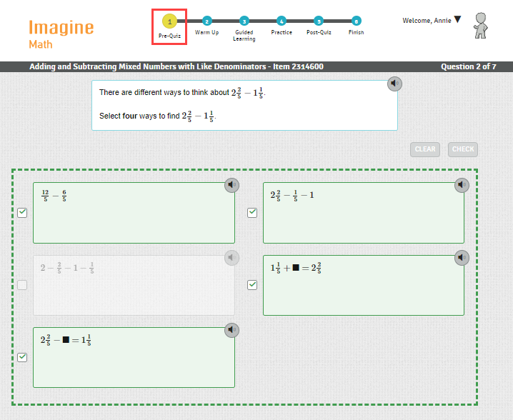 how to assign assignments in imagine math