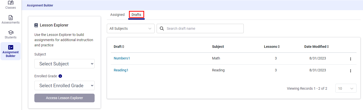 Creating and assigning an assignment – Imagine Learning Help Center
