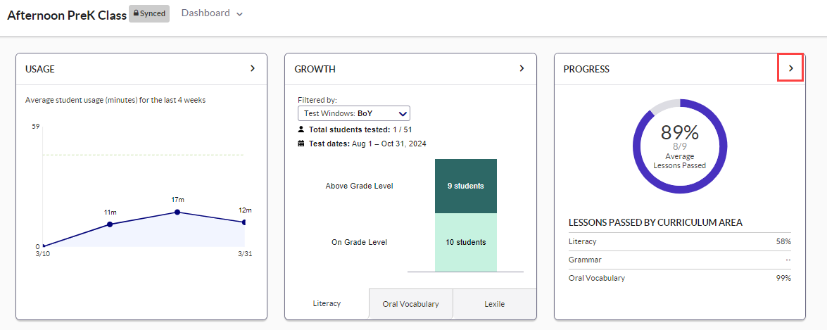 prek class dashboard.png