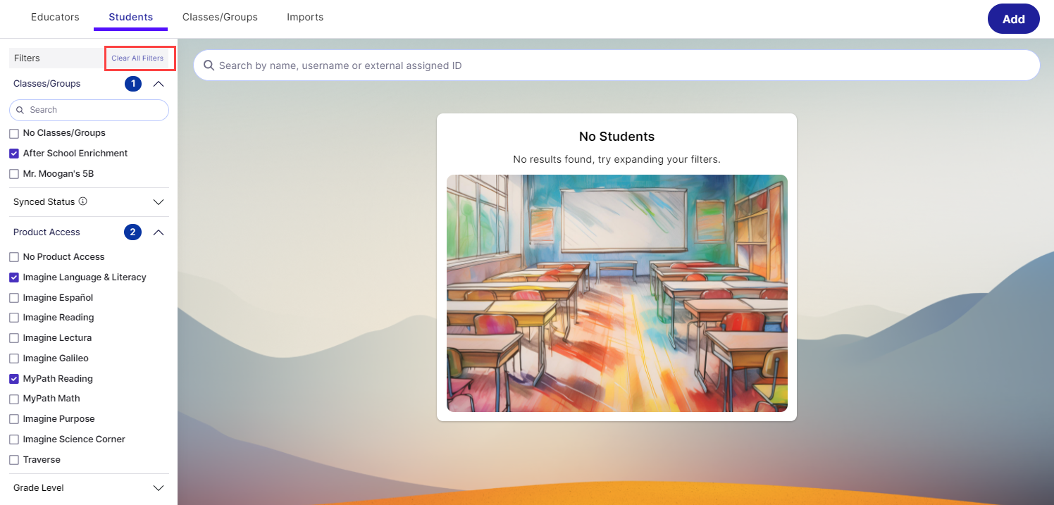 clear all filters students.png