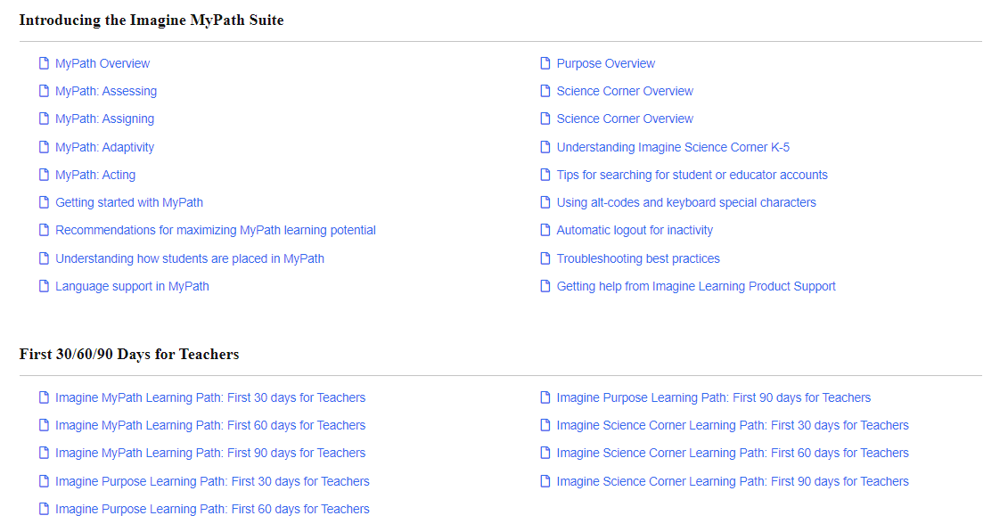 Help Center example in Resource Center