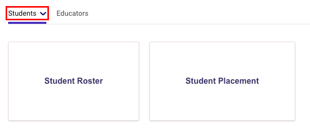 students dropdown menuHL.png