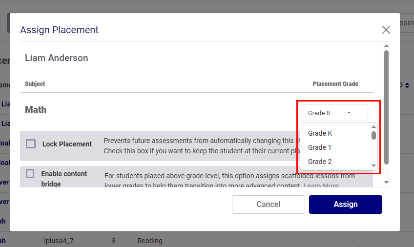 student-placement_placement-grade-dropdownHL.png
