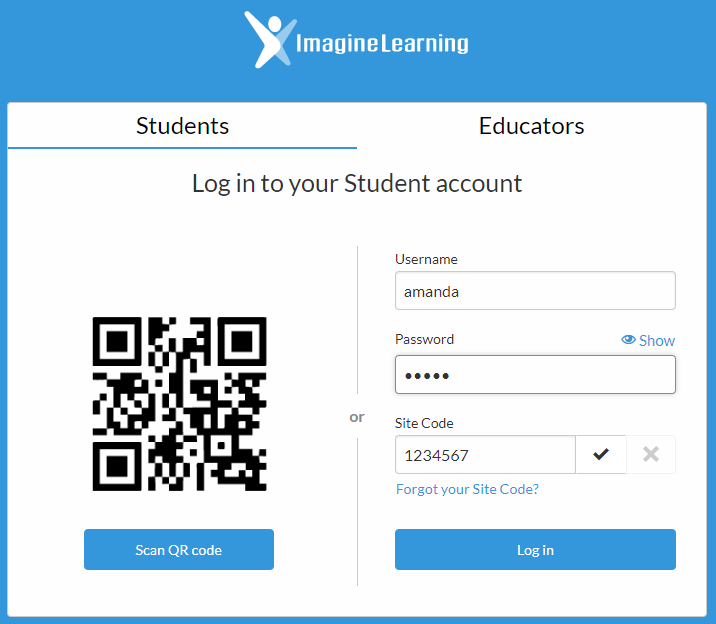 Logging In To The Literacy Suite Imagine Learning Help Center