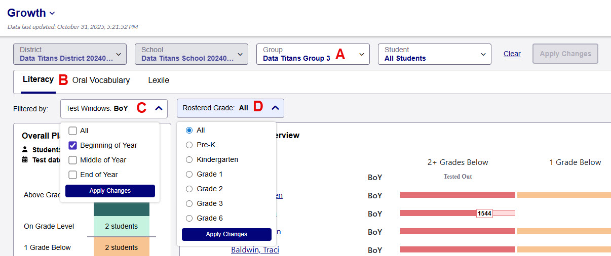 filters at top of class level report ILL growth.jpg