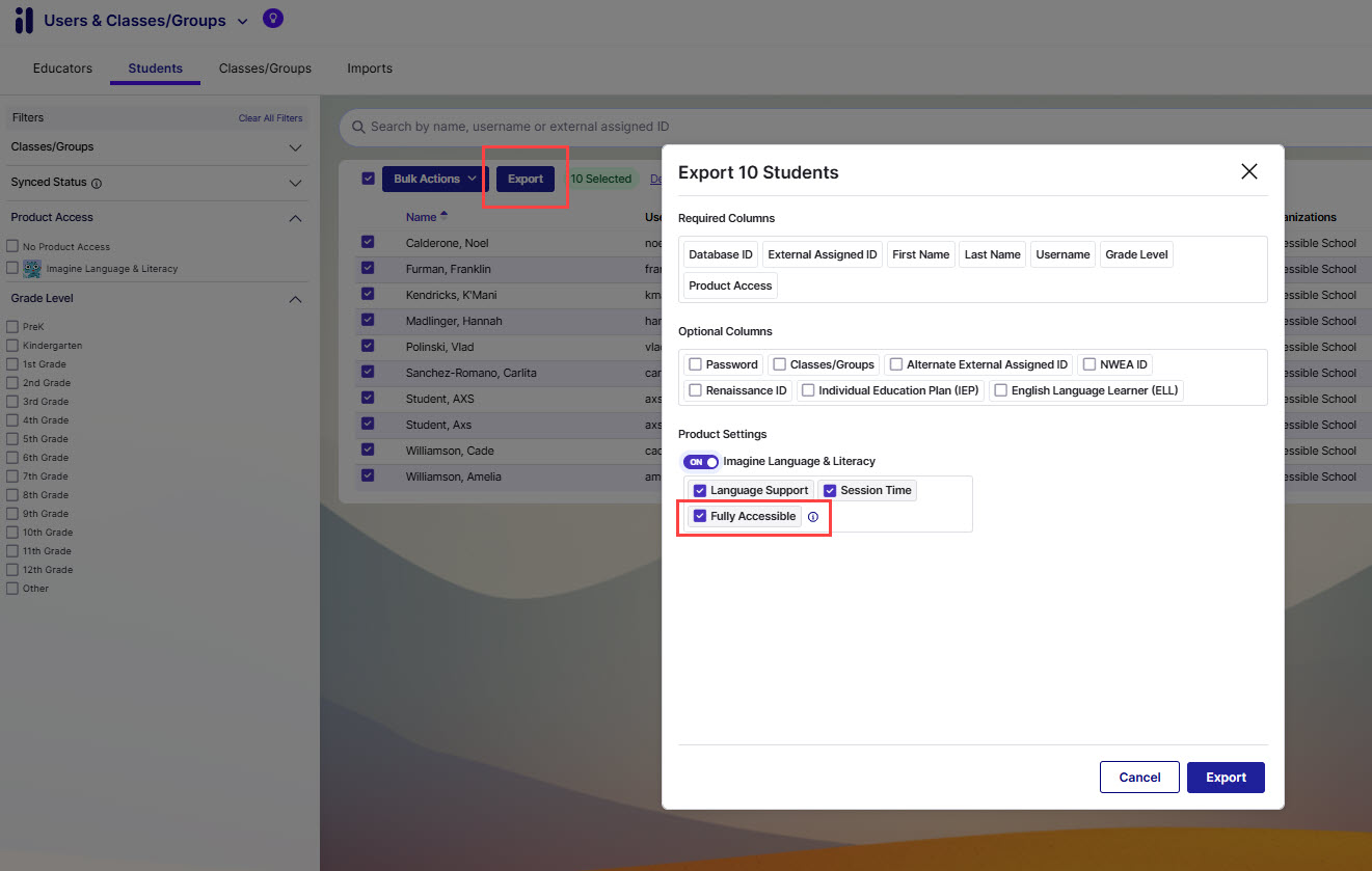 perform export to find accessible students.jpg