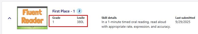 grade level and lexile score of fluent reader.png