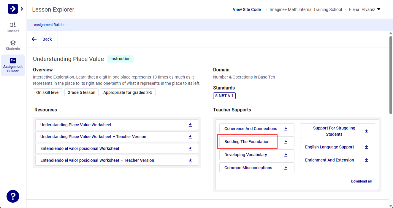 Teacher Supports preview